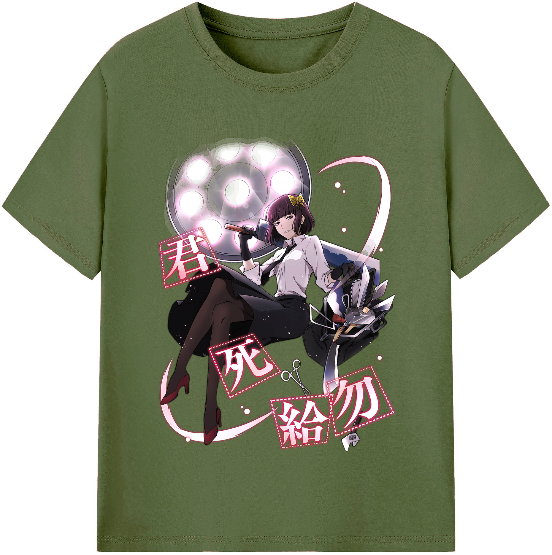 （画像用） 文豪ストレイドッグス Bungo Stray Dogs 綿100％半袖Tシャツ（フロントプリント）